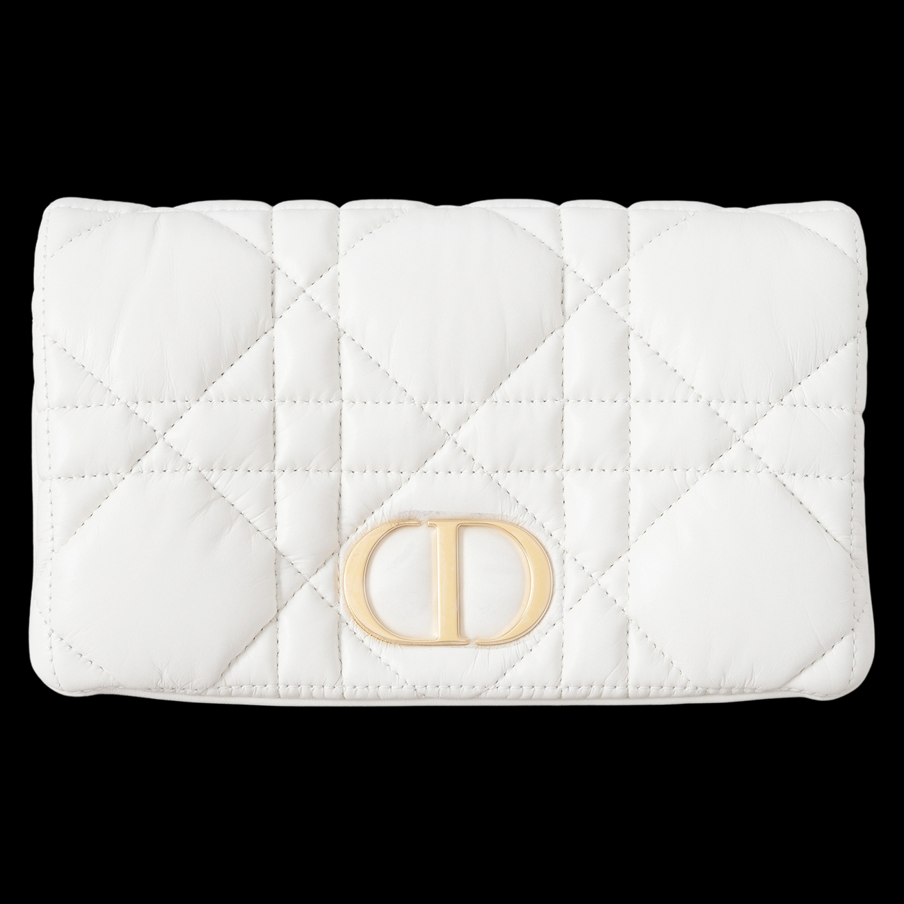 CHRISTIAN DIOR(USED)디올 카로 지퍼 체인 파우치